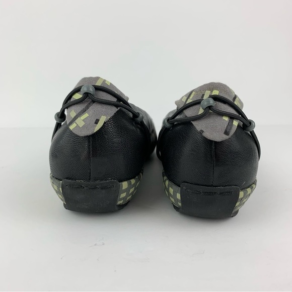 Merrell Elles Black Leather Slip On Athletic Air Cushion Bungee Flats 8.5 - Picture 7 of 12